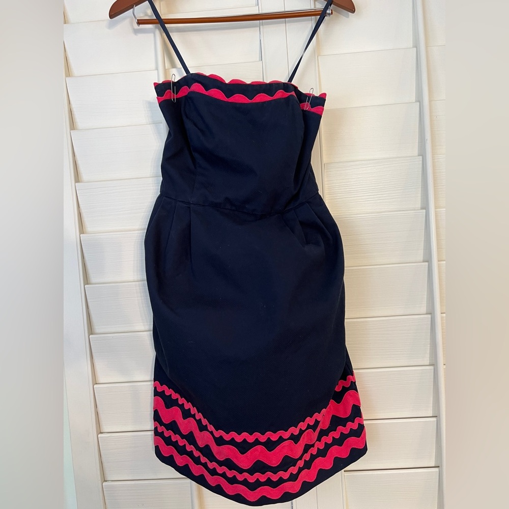 VINEYARD VINES Ric Rac Strapless Dress - Picture 3 of 15